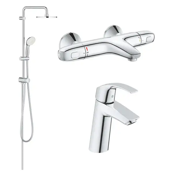 Комплект змішувачів Grohe EuroSmart, хром (34102TS) Комплект змішувачів Grohe EuroSmart, хром (34102TS)