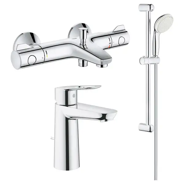 GROHE набір змішувачів для ванної Grohtherm 800 + BauLoop (34550TM) GROHE набір змішувачів для ванної Grohtherm 800 + BauLoop (34550TM)