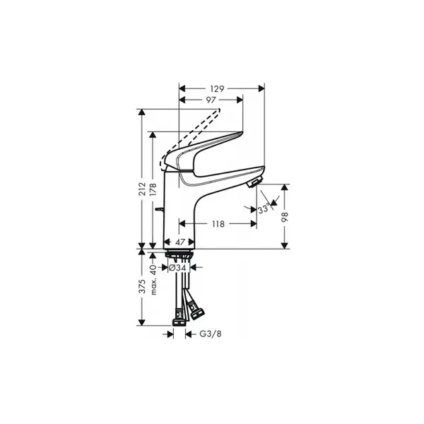 Набор смесителей для ванны 3-в-1 Hansgrohe Novus 100 (цвет - хром) (710342663) фото 2 Aquada.com.ua Набор смесителей для ванны 3-в-1 Hansgrohe Novus 100 (цвет - хром) (710342663) фото 2 Aquada.com.ua