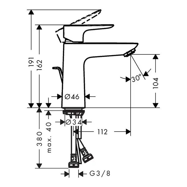 Набор смесителей для душа 3-в-1 Hansgrohe Talis E/Crometta (цвет - хром) (71760112) фото 6 Aquada.com.ua Набор смесителей для душа 3-в-1 Hansgrohe Talis E/Crometta (цвет - хром) (71760112) фото 6 Aquada.com.ua