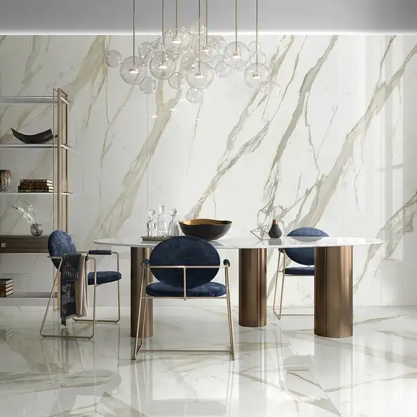 Керамогранит Mirage Cosmopolitan Calacatta Gold 120 х 278 см (9 мм) глянцевый (CP 02 LUC 120x278) фото 3 Aquada.com.ua Керамогранит Mirage Cosmopolitan Calacatta Gold 120 х 278 см (9 мм) глянцевый (CP 02 LUC 120x278) фото 3 Aquada.com.ua
