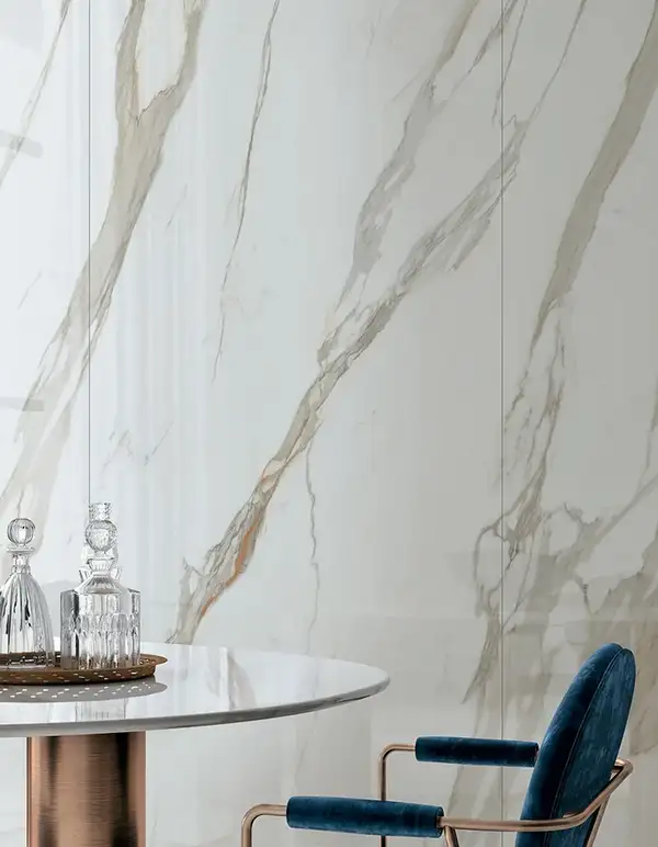Керамогранит Mirage Cosmopolitan Calacatta Gold 120 х 278 см (9 мм) глянцевый (CP 02 LUC 120x278) фото 4 Aquada.com.ua Керамогранит Mirage Cosmopolitan Calacatta Gold 120 х 278 см (9 мм) глянцевый (CP 02 LUC 120x278) фото 4 Aquada.com.ua