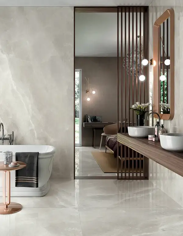 Керамогранит Mirage Cosmopolitan White Crystal 120 х 278 см (9 мм) глянцевый (CP 05 LUC 120x278) фото 4 Aquada.com.ua Керамогранит Mirage Cosmopolitan White Crystal 120 х 278 см (9 мм) глянцевый (CP 05 LUC 120x278) фото 4 Aquada.com.ua
