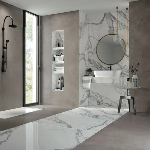 Керамическая плитка Mirage Jewels, Statuario Lunensis 120x240 LUC, глянцевая (JW 12 LUC 120x240) фото 3 Aquada.com.ua Керамическая плитка Mirage Jewels, Statuario Lunensis 120x240 LUC, глянцевая (JW 12 LUC 120x240) фото 3 Aquada.com.ua