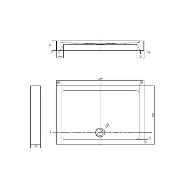 Душевой поддон Primera Frame 120 х 80 х 13,5 см с панелью (STR1012) фото 3 Aquada.com.ua Душевой поддон Primera Frame 120 х 80 х 13,5 см с панелью (STR1012) фото 3 Aquada.com.ua