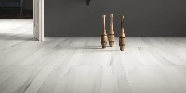 Плитка напольная Fiandre Marble Lab Bianco Striato 60 х 60 см Lucidato (AL193X860) фото 2 Aquada.com.ua