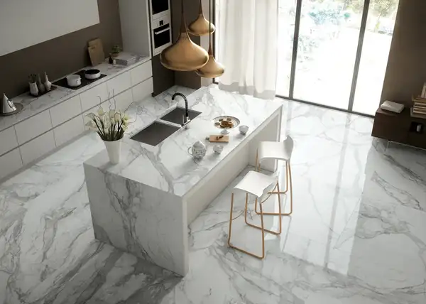 Керамическая плитка Mirage Jewels, Statuario Lunensis 160x160 LUC, глянцевая (JW 12 LUC 160x160) фото 3 Aquada.com.ua