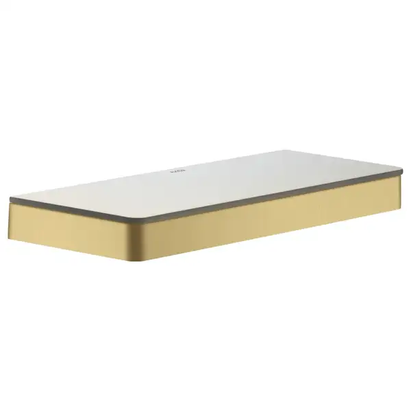 Полочка 300 мм Axor Universal Accessories, матовое золото/стекло матовое (42838250) фото 1 Aquada.com.ua Полочка 300 мм Axor Universal Accessories, матовое золото/стекло матовое (42838250) фото 1 Aquada.com.ua
