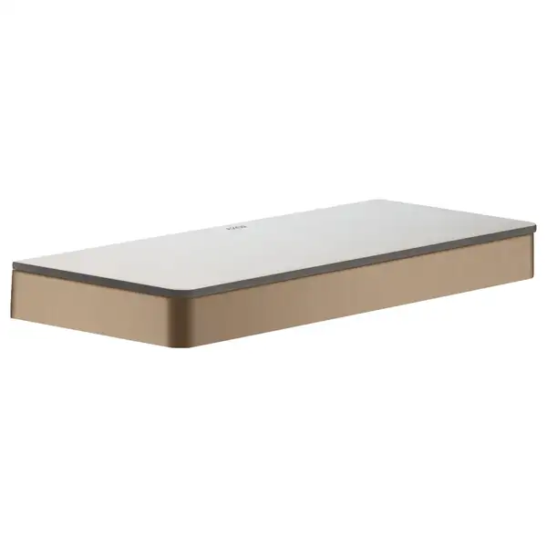 Полочка 300 мм Axor Universal Accessories, матовое красное золото/стекло матовое (42838310) фото 1 Aquada.com.ua Полочка 300 мм Axor Universal Accessories, матовое красное золото/стекло матовое (42838310) фото 1 Aquada.com.ua
