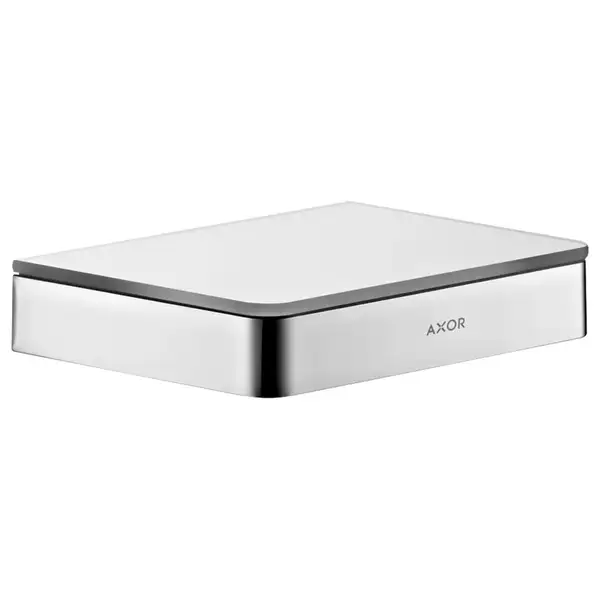 Полочка 150 мм Axor Universal Accessories, хром/стекло матовое (42840000) фото 1 Aquada.com.ua Полочка 150 мм Axor Universal Accessories, хром/стекло матовое (42840000) фото 1 Aquada.com.ua