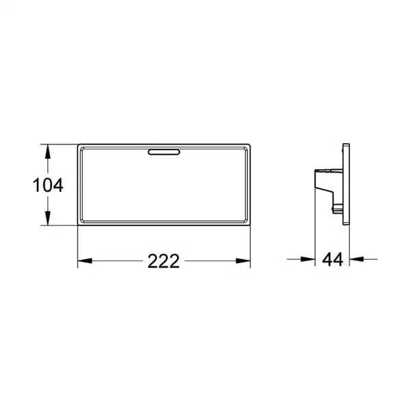 Поличка на термостат Grohe Grohtherm Cube (18700000) Поличка на термостат Grohe Grohtherm Cube (18700000)