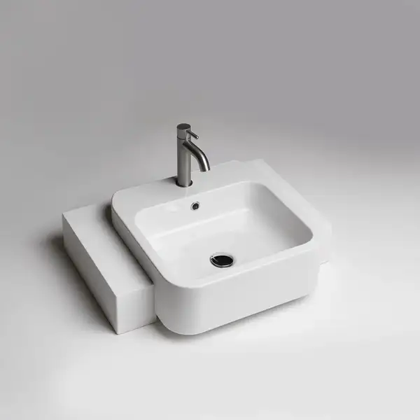 Раковина полувстраиваемая в столешницу 48 х 48 см AXA Cosa (8610101) фото 2 Aquada.com.ua Раковина полувстраиваемая в столешницу 48 х 48 см AXA Cosa (8610101) фото 2 Aquada.com.ua