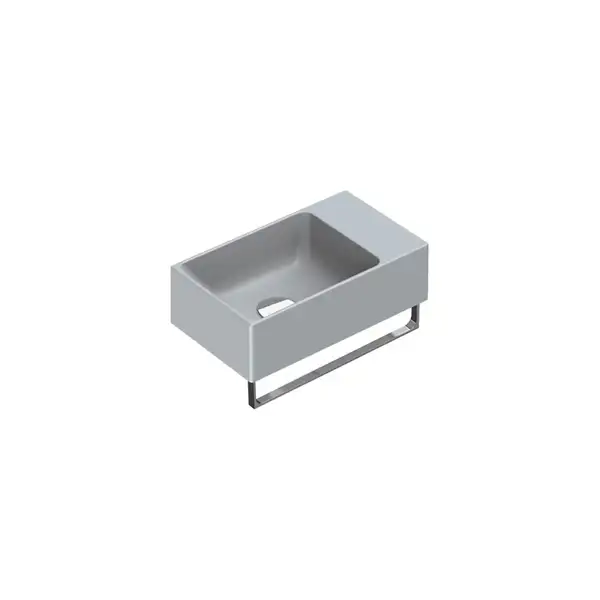 Маленькая (мини) раковина Catalano New Zero 40 х 23 см, satin cement/серый матовый (14023VECS) фото 1 Aquada.com.ua Маленькая (мини) раковина Catalano New Zero 40 х 23 см, satin cement/серый матовый (14023VECS) фото 1 Aquada.com.ua
