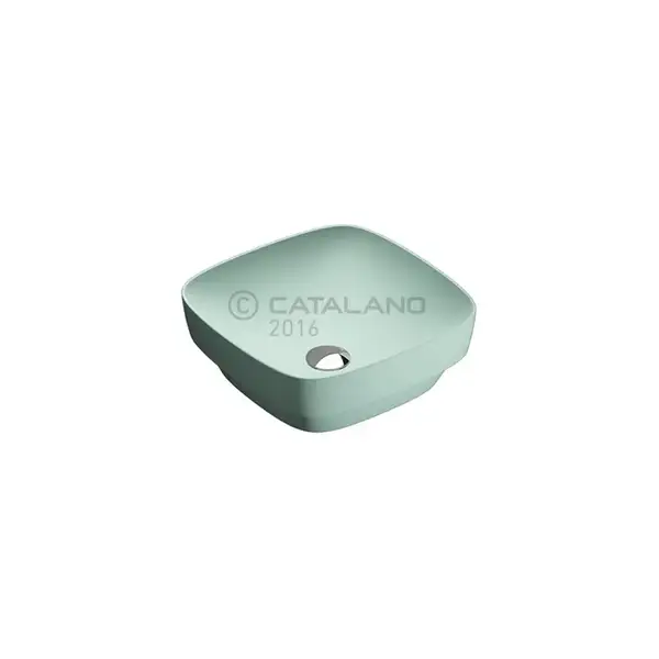 Раковина накладная на столешницу Catalano Green Lux / Colori 40 х 40 см, зелёный матовый (140AGRLXVS) фото 1 Aquada.com.ua Раковина накладная на столешницу Catalano Green Lux / Colori 40 х 40 см, зелёный матовый (140AGRLXVS) фото 1 Aquada.com.ua