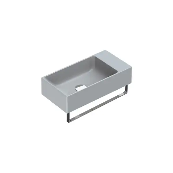 Маленькая (мини) раковина Catalano New Zero 50 х 25 см, satin cement/серый матовый (15025VECS) фото 1 Aquada.com.ua Маленькая (мини) раковина Catalano New Zero 50 х 25 см, satin cement/серый матовый (15025VECS) фото 1 Aquada.com.ua