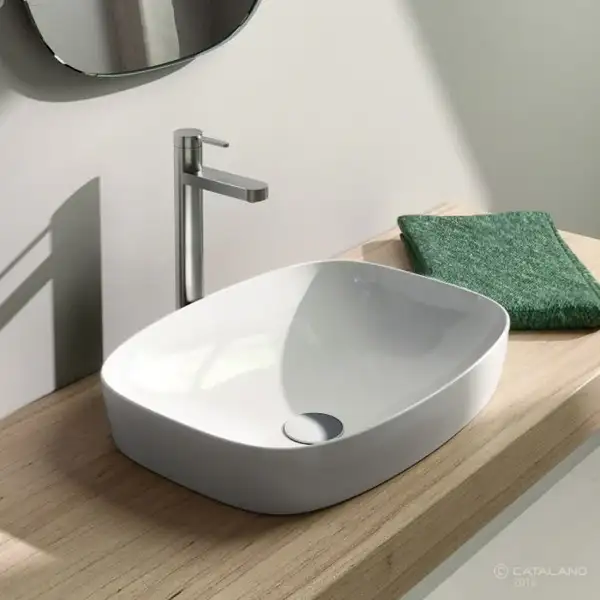 Раковина полувстраиваемая Catalano Green Lux 50 х 38 см (150AGRLX00) фото 2 Aquada.com.ua Раковина полувстраиваемая Catalano Green Lux 50 х 38 см (150AGRLX00) фото 2 Aquada.com.ua