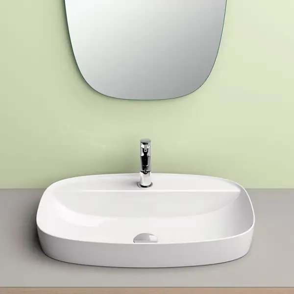 Раковина накладная на столешницу Catalano Green Lux 60 x 40 см (160GRLX00) фото 2 Aquada.com.ua Раковина накладная на столешницу Catalano Green Lux 60 x 40 см (160GRLX00) фото 2 Aquada.com.ua
