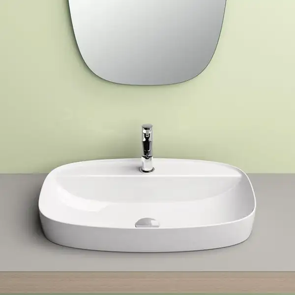 Раковина накладная на столешницу Catalano Green Lux 65 x 42 см (165GRLX00) фото 2 Aquada.com.ua Раковина накладная на столешницу Catalano Green Lux 65 x 42 см (165GRLX00) фото 2 Aquada.com.ua
