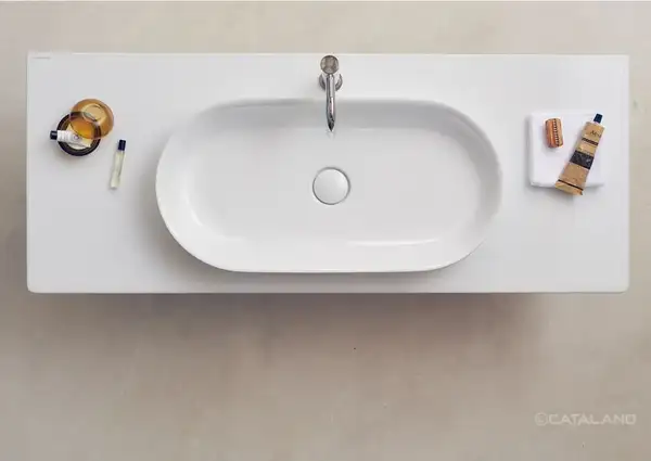 Раковина накладная на столешницу Catalano Horizon 75 х 35 см, Glossy white (170AHZ00) фото 7 Aquada.com.ua Раковина накладная на столешницу Catalano Horizon 75 х 35 см, Glossy white (170AHZ00) фото 7 Aquada.com.ua