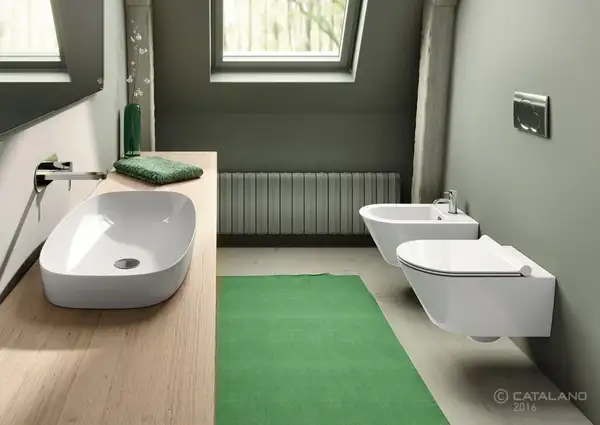 Раковина полувстраиваемая Catalano Green Lux 75 х 40 см (175AGRLX00) фото 2 Aquada.com.ua Раковина полувстраиваемая Catalano Green Lux 75 х 40 см (175AGRLX00) фото 2 Aquada.com.ua
