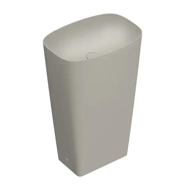 Раковина отдельностоящая 55 х 38 х h85 см Catalano Green Lux (слив в стену), cement satin (1FRPGRLXCS) фото 1 Aquada.com.ua Раковина отдельностоящая 55 х 38 х h85 см Catalano Green Lux (слив в стену), cement satin (1FRPGRLXCS) фото 1 Aquada.com.ua