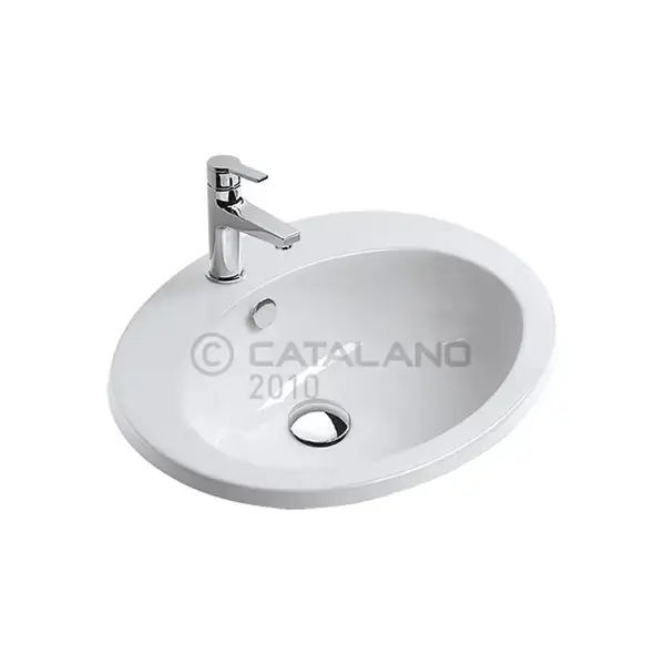 Раковина встраиваемая (в столешницу) сверху Catalano Zero 61 х 51 см (1JOIN00) фото 1 Aquada.com.ua