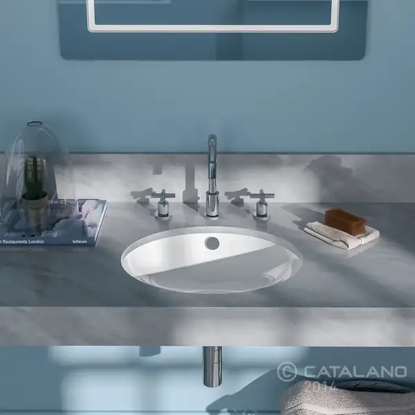 Раковина всраиваемая под столешницу Catalano Canova Royal 52 х 42 мм (1SO5200) фото 2 Aquada.com.ua