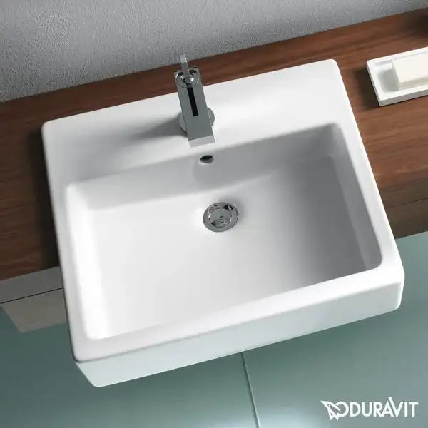 Раковина полувстраиваемая Duravit Vero 55 х 47 х 17 см (0314550000) фото 3 Aquada.com.ua Раковина полувстраиваемая Duravit Vero 55 х 47 х 17 см (0314550000) фото 3 Aquada.com.ua