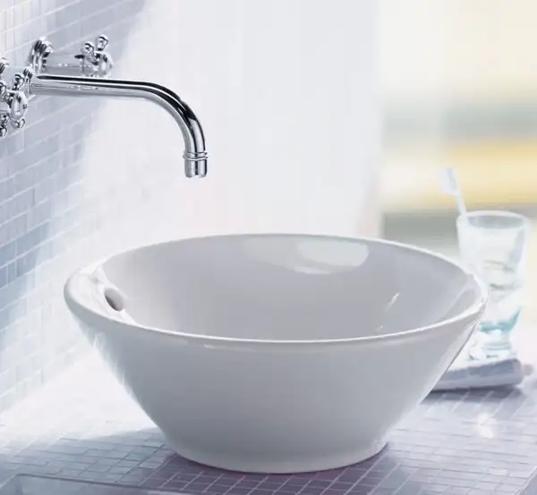 Раковина накладная на столешницу Duravit Bacino Ø 42 см (0325420000) фото 2 Aquada.com.ua Раковина накладная на столешницу Duravit Bacino Ø 42 см (0325420000) фото 2 Aquada.com.ua