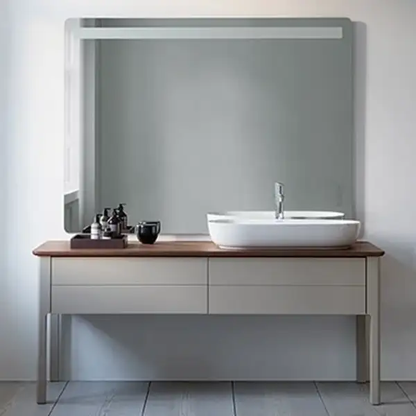 Раковина на столешницу Duravit Luv 800мм, с плоскостью для смесителя (0380800000) фото 2 Aquada.com.ua