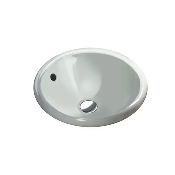Встраиваемая раковина Duravit Architec d=47 см, с переливом (0468470000) фото 1 Aquada.com.ua