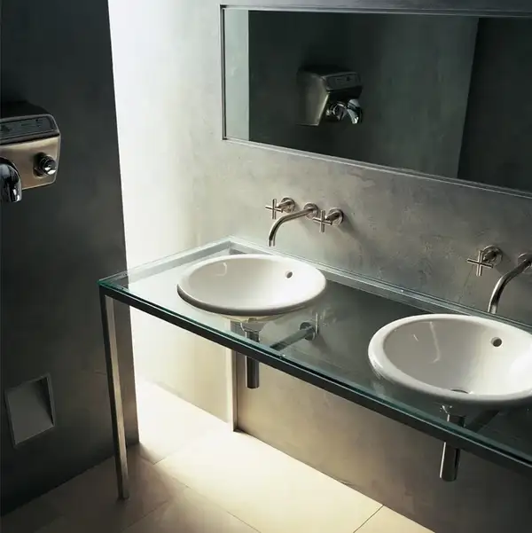 Встраиваемая раковина Duravit Architec d=35.5 см, с переливом (0473340031) фото 2 Aquada.com.ua