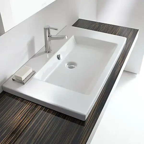 Раковина накладная на столешницу Duravit 2nd floor 80х50 см (0491800000) фото 2 Aquada.com.ua