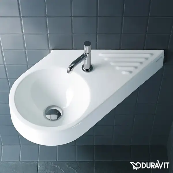 Подвесной умывальник Duravit Architec, чаша слева (0764650000) фото 2 Aquada.com.ua