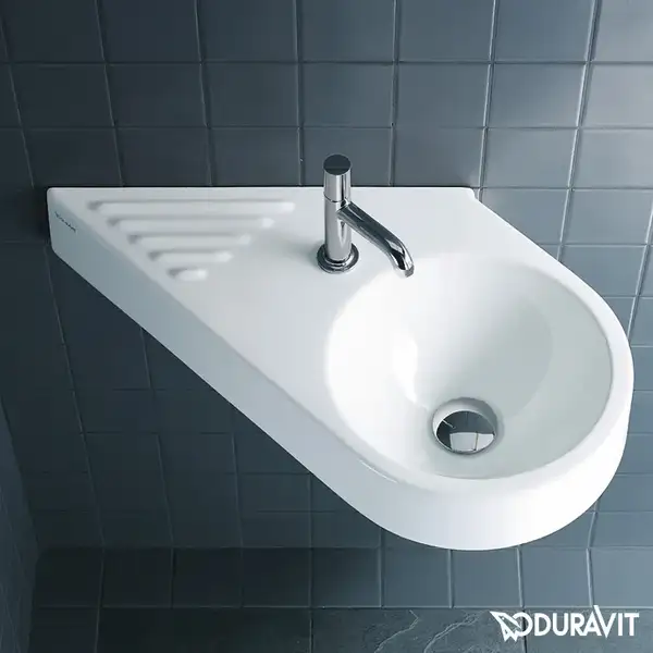 Подвесной умывальник Duravit Architec, чаша справа (0765650000) фото 2 Aquada.com.ua