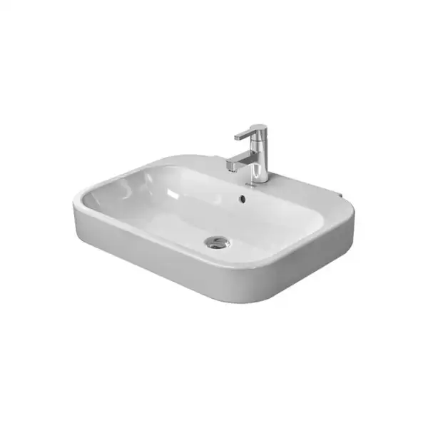 Раковина Duravit Happy D. 2 60х47,5 см (без отв. под смеситель) (2316600060) фото 1 Aquada.com.ua