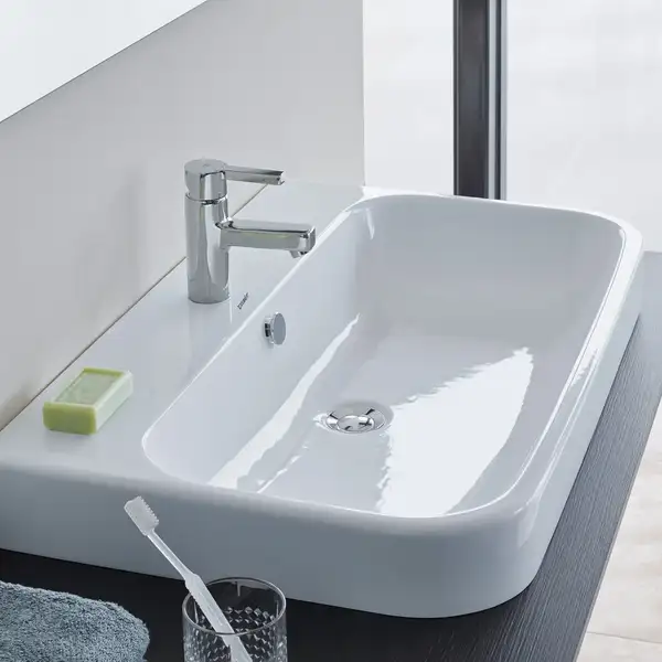 Раковина Duravit Happy D.2 120х50,5 см (без отв. под смеситель) (2318120060) фото 2 Aquada.com.ua Раковина Duravit Happy D.2 120х50,5 см (без отв. под смеситель) (2318120060) фото 2 Aquada.com.ua