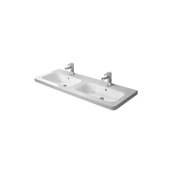 Раковина двойная Duravit DuraStyle 130 х 48 см (2338130000) фото 1 Aquada.com.ua Раковина двойная Duravit DuraStyle 130 х 48 см (2338130000) фото 1 Aquada.com.ua