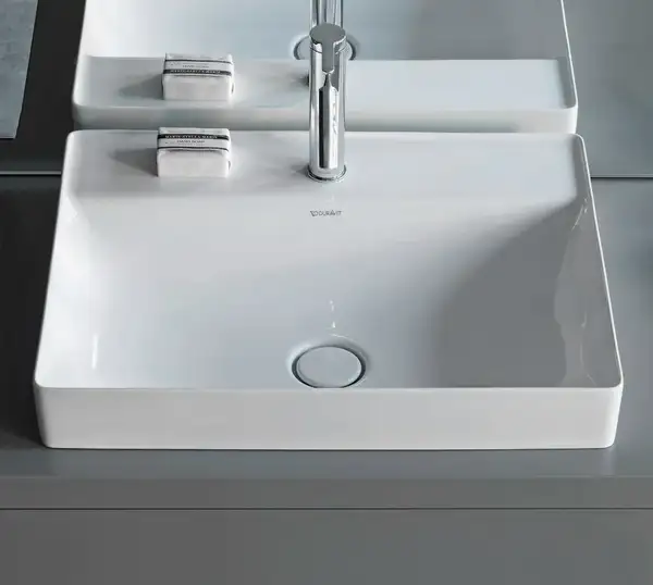 Раковина накладная на столешницу Duravit DuraSquare 60 х 34,5 см (2355600000) фото 2 Aquada.com.ua Раковина накладная на столешницу Duravit DuraSquare 60 х 34,5 см (2355600000) фото 2 Aquada.com.ua
