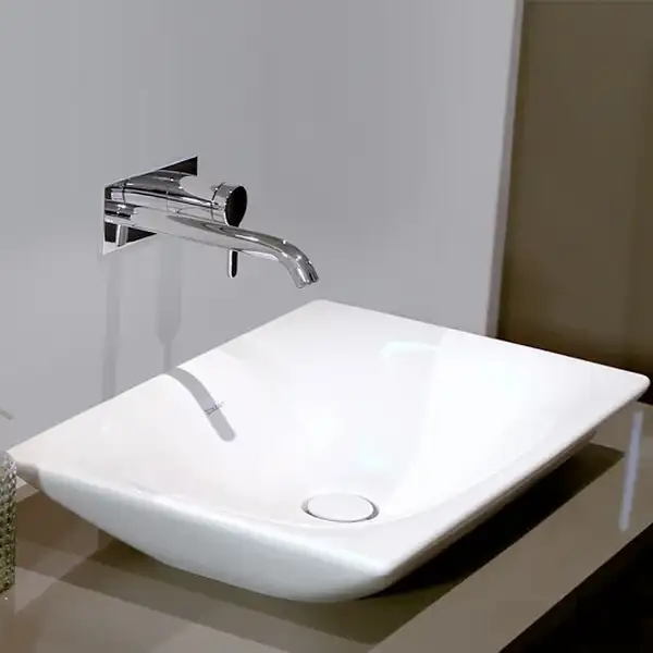 Раковина полувстраиваемая Duravit Viu 60 х 41,5 см (2358600000) фото 3 Aquada.com.ua