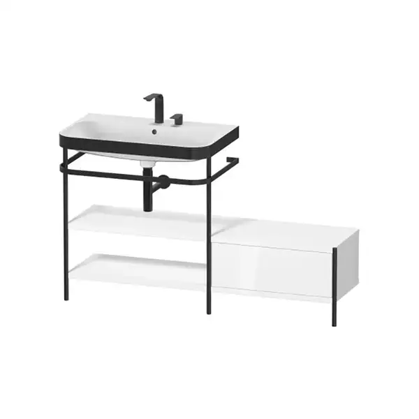 Раковина c-bonded с напольной металлической консолью Duravit Happy D.2 Plus 140 х 49 см (HP4752E2222) фото 1 Aquada.com.ua Раковина c-bonded с напольной металлической консолью Duravit Happy D.2 Plus 140 х 49 см (HP4752E2222) фото 1 Aquada.com.ua