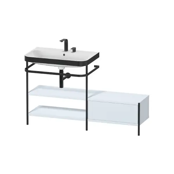 Раковина c-bonded с напольной металлической консолью Duravit Happy D.2 Plus 140 х 49 см (HP4752E9797) фото 1 Aquada.com.ua Раковина c-bonded с напольной металлической консолью Duravit Happy D.2 Plus 140 х 49 см (HP4752E9797) фото 1 Aquada.com.ua