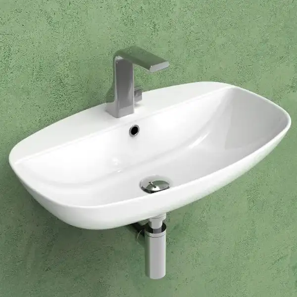 Раковина подвесная Flaminia Nuda Slim 61 х 39,5 х h14 см (ND60PR) фото 1 Aquada.com.ua