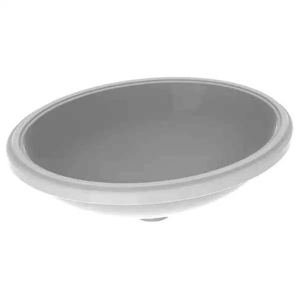 GEBERIT VARIFORM умывальник встраиваемый под столешницу, овальный, 50*40см, без отверстия, без перелива (500.755.01.2) фото 1 Aquada.com.ua
