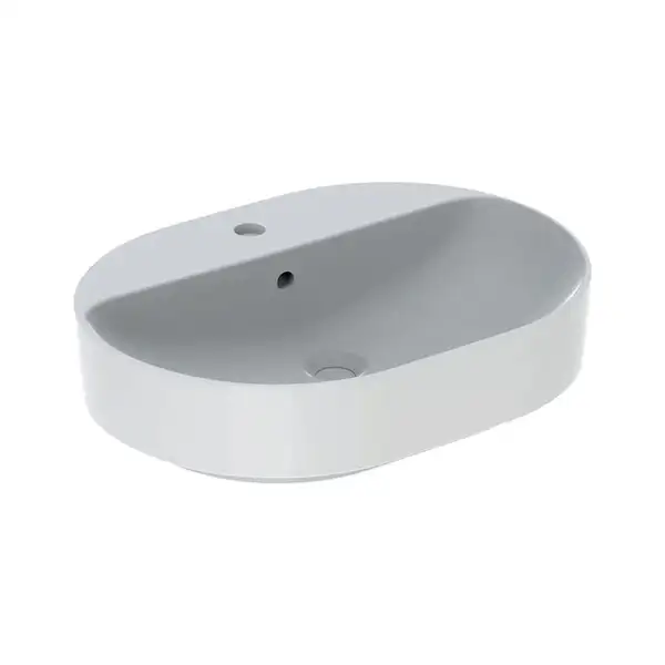 Geberit VariForm Раковина накладная, 60х45 см, с отверстием, белая (500.777.01.2) Geberit VariForm Раковина накладная, 60х45 см, с отверстием, белая (500.777.01.2)