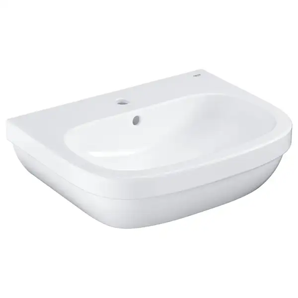 Раковина подвесная Grohe Euro Ceramic 59,5 х 48,2 см, с покрытием PureGuard (3933500H) фото 1 Aquada.com.ua Раковина подвесная Grohe Euro Ceramic 59,5 х 48,2 см, с покрытием PureGuard (3933500H) фото 1 Aquada.com.ua
