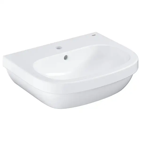 Раковина подвесная Grohe Euro Ceramic 55 х 45 см, с покрытием PureGuard (3933600H) фото 1 Aquada.com.ua Раковина подвесная Grohe Euro Ceramic 55 х 45 см, с покрытием PureGuard (3933600H) фото 1 Aquada.com.ua