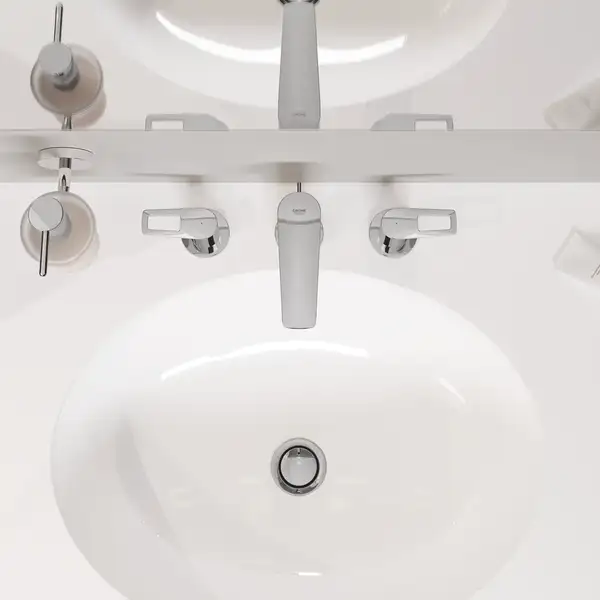 Grohe Bau Ceramic Встраиваемая раковина 55, белая (39423000)