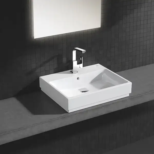 Умивальник на стільницю Grohe Cube Ceramic 600х490 мм, білий (3947700H) Умивальник на стільницю Grohe Cube Ceramic 600х490 мм, білий (3947700H)