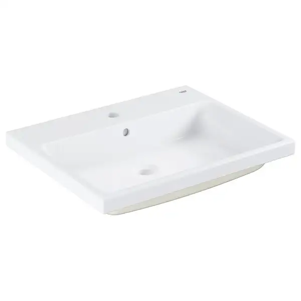 Раковина полувстраиваемая Grohe Cube Ceramic 60,5 х 49 см (3947900H) фото 1 Aquada.com.ua Раковина полувстраиваемая Grohe Cube Ceramic 60,5 х 49 см (3947900H) фото 1 Aquada.com.ua